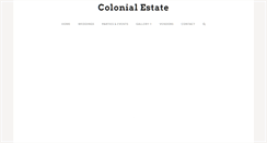 Desktop Screenshot of colonialestate.net